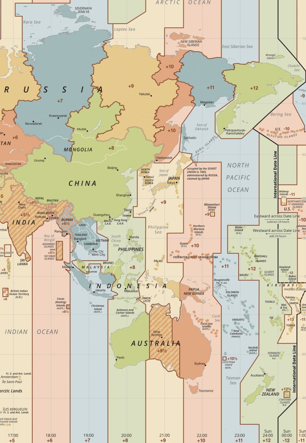 Time Zones Asia  Chris Wacker